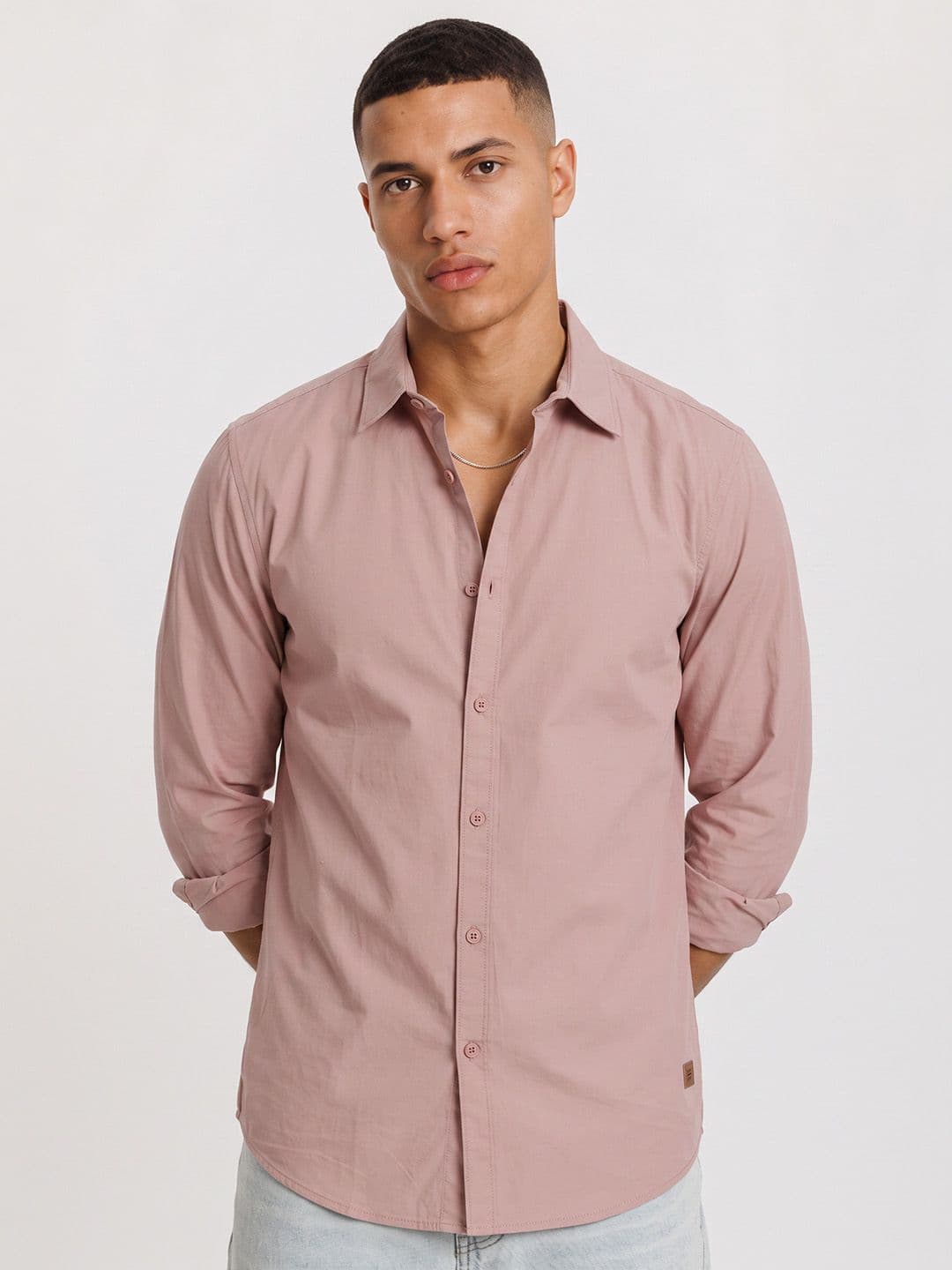 The Roadster Life Co. Solid Casual Shirt - view 1