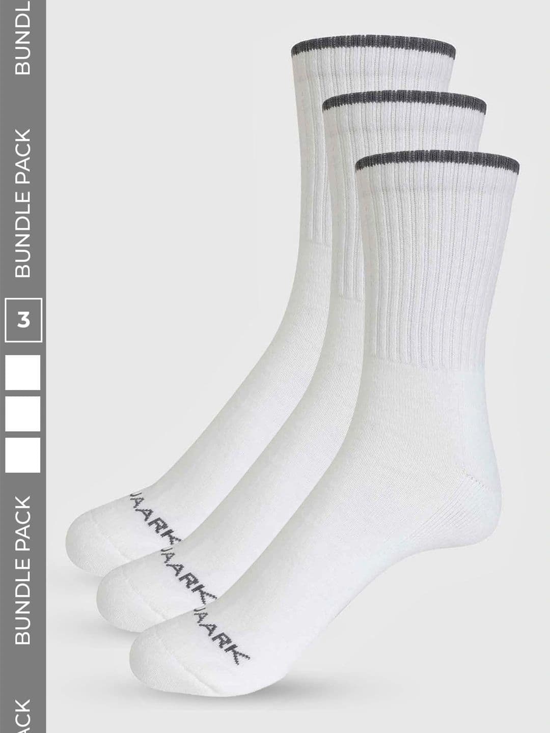 FUAARK Unisex Pack of 3 Cotton Assorted Calf Length Socks - view 1