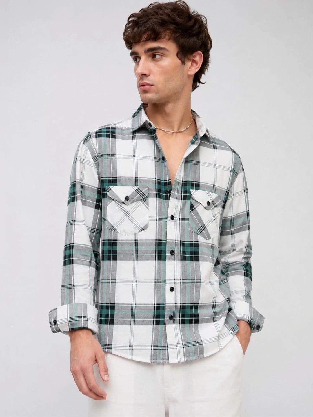 SHIRTZONE Men Comfort Checked Casual Shirt - view 1