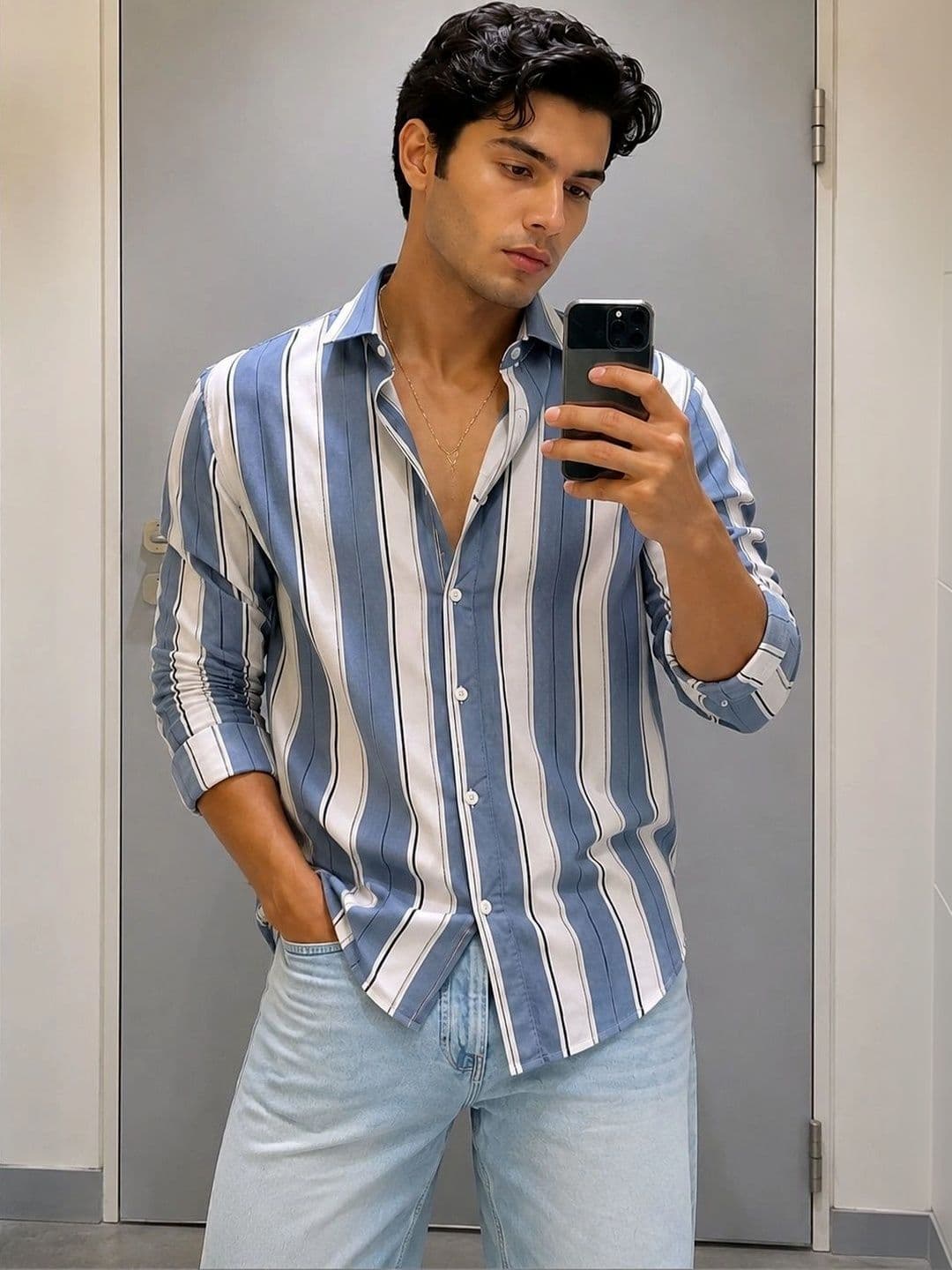 SHIRTZONE Men Comfort Striped Casual Shirt - view 1