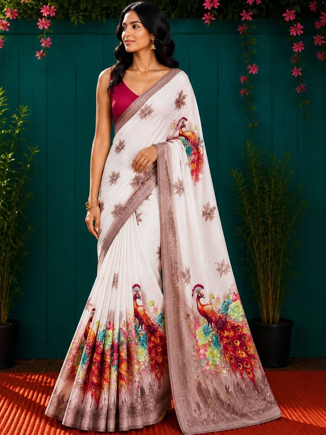 Panzora Art Silk Designer Saree - view 1