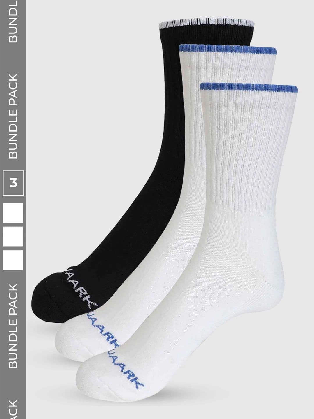 FUAARK Unisex Pack of 3 Cotton Assorted Calf Length Socks - view 1
