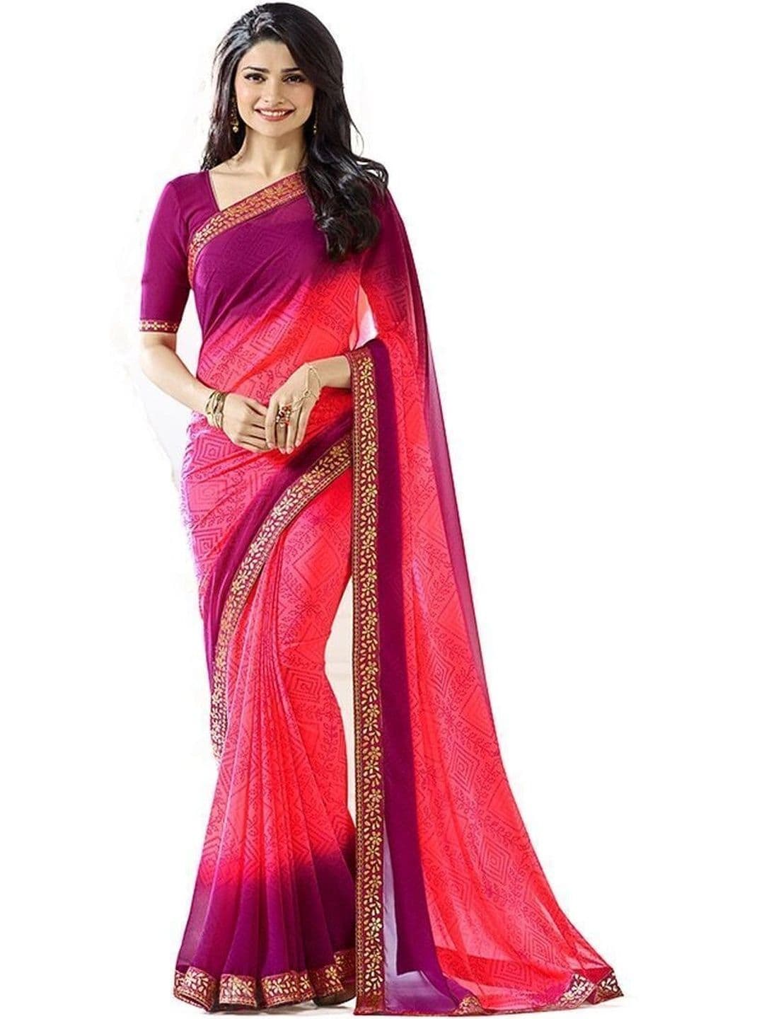 Meet Trendz Zari Art Silk Saree - view 1