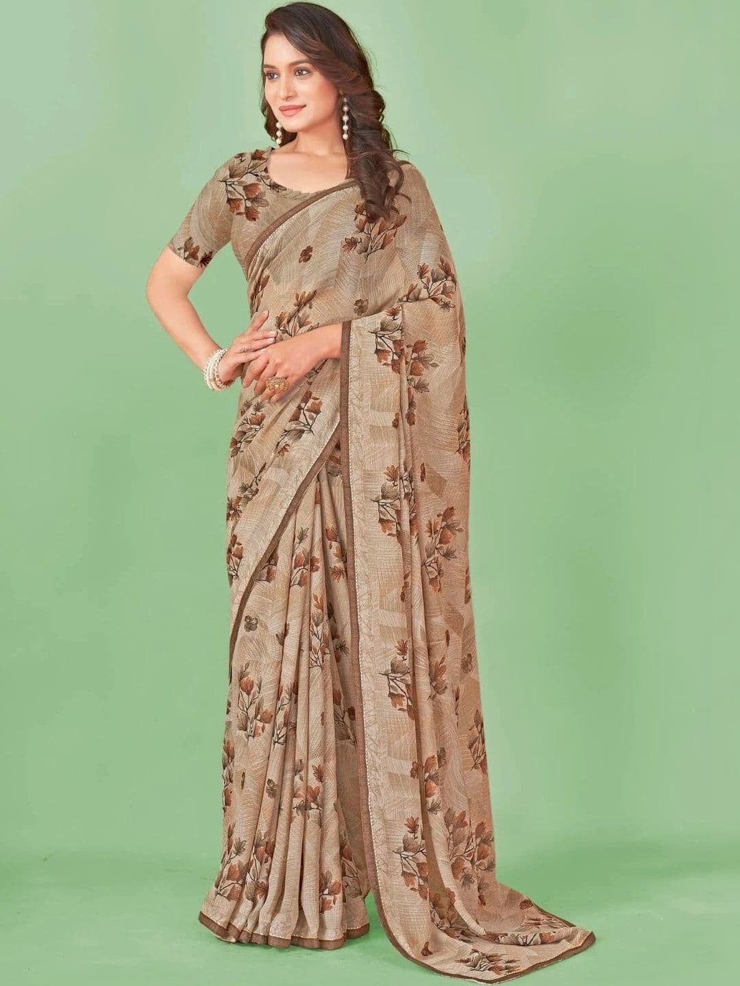 NANDITA DESIGNER Pure Chiffon Bandhani Saree - view 1
