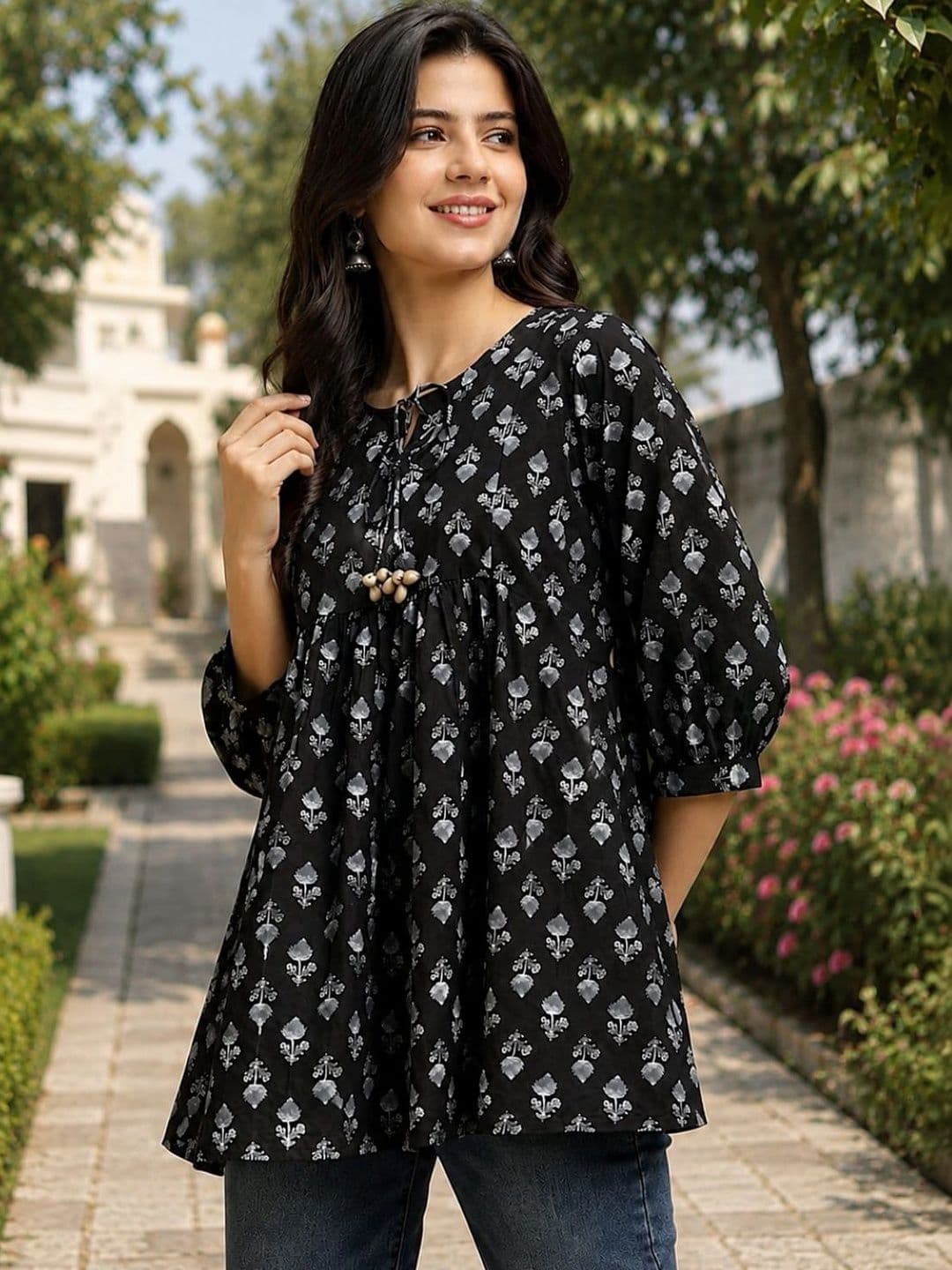 Pranati Enterprise Women Ethnic Motifs Printed Kurta - view 1