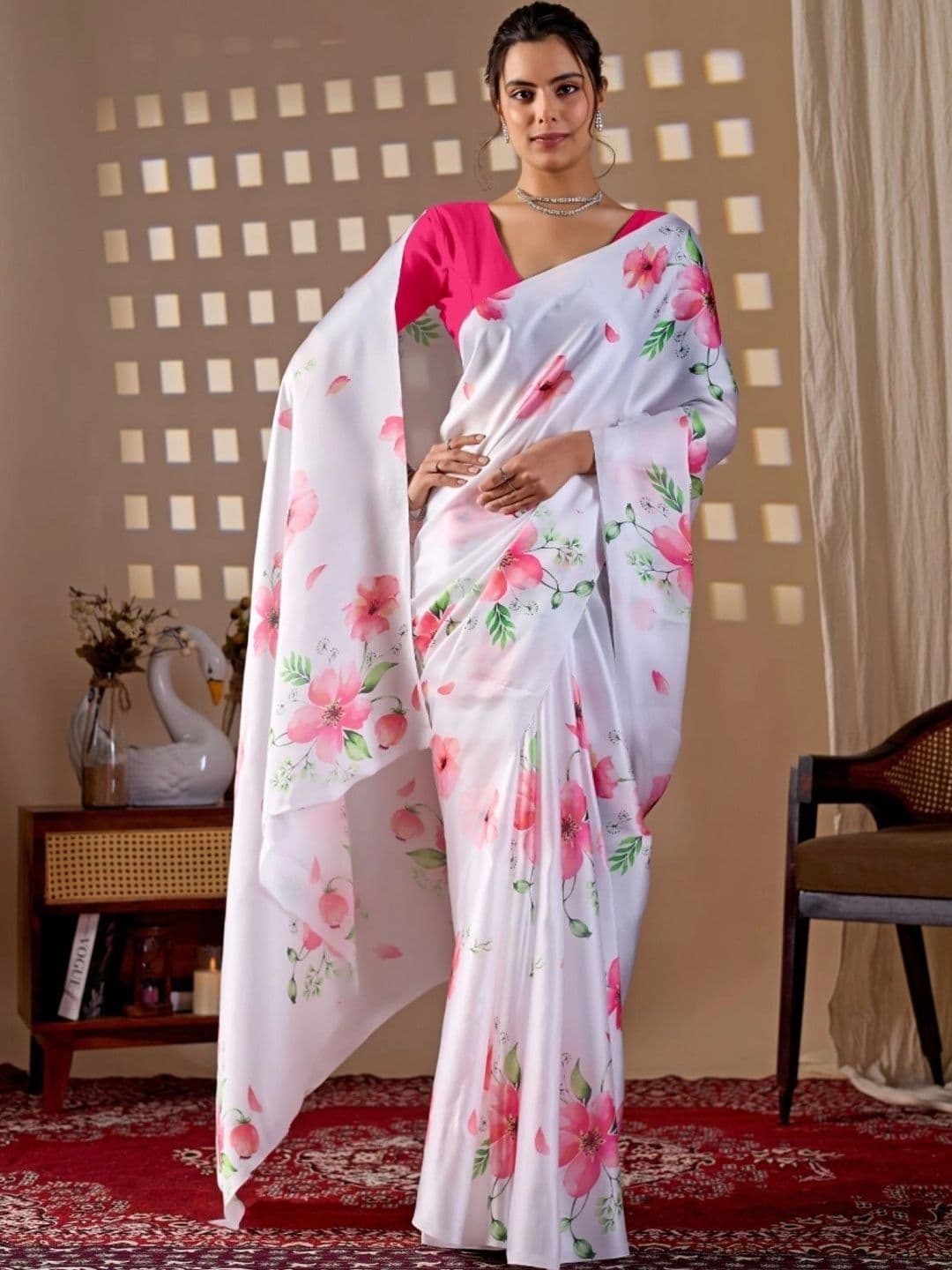 KALINI Floral Designer Saree - view 1