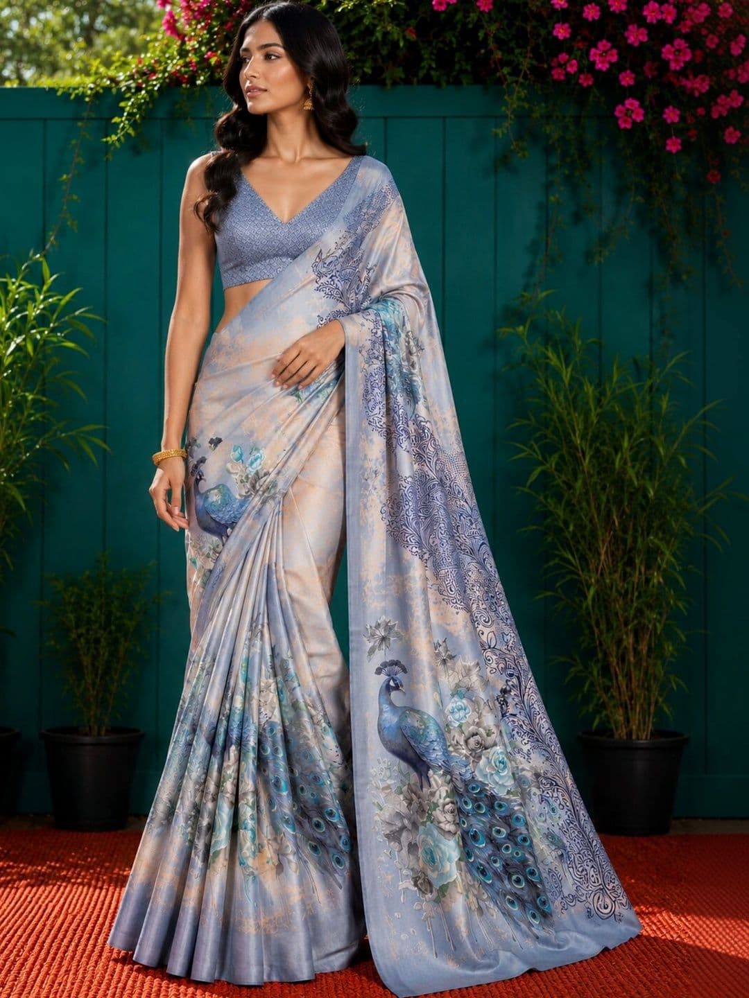 Panzora Art Silk Designer Saree - view 1