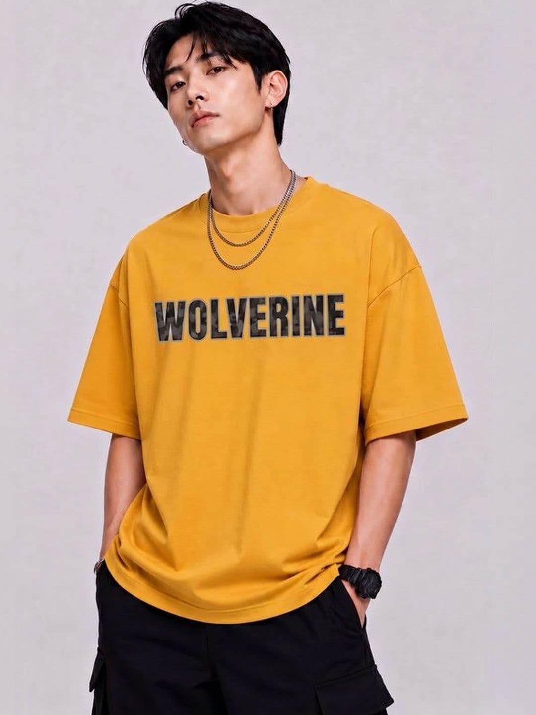 9TUNKI STUNKI Men Wolverine Typography Oversized T-shirt - view 1