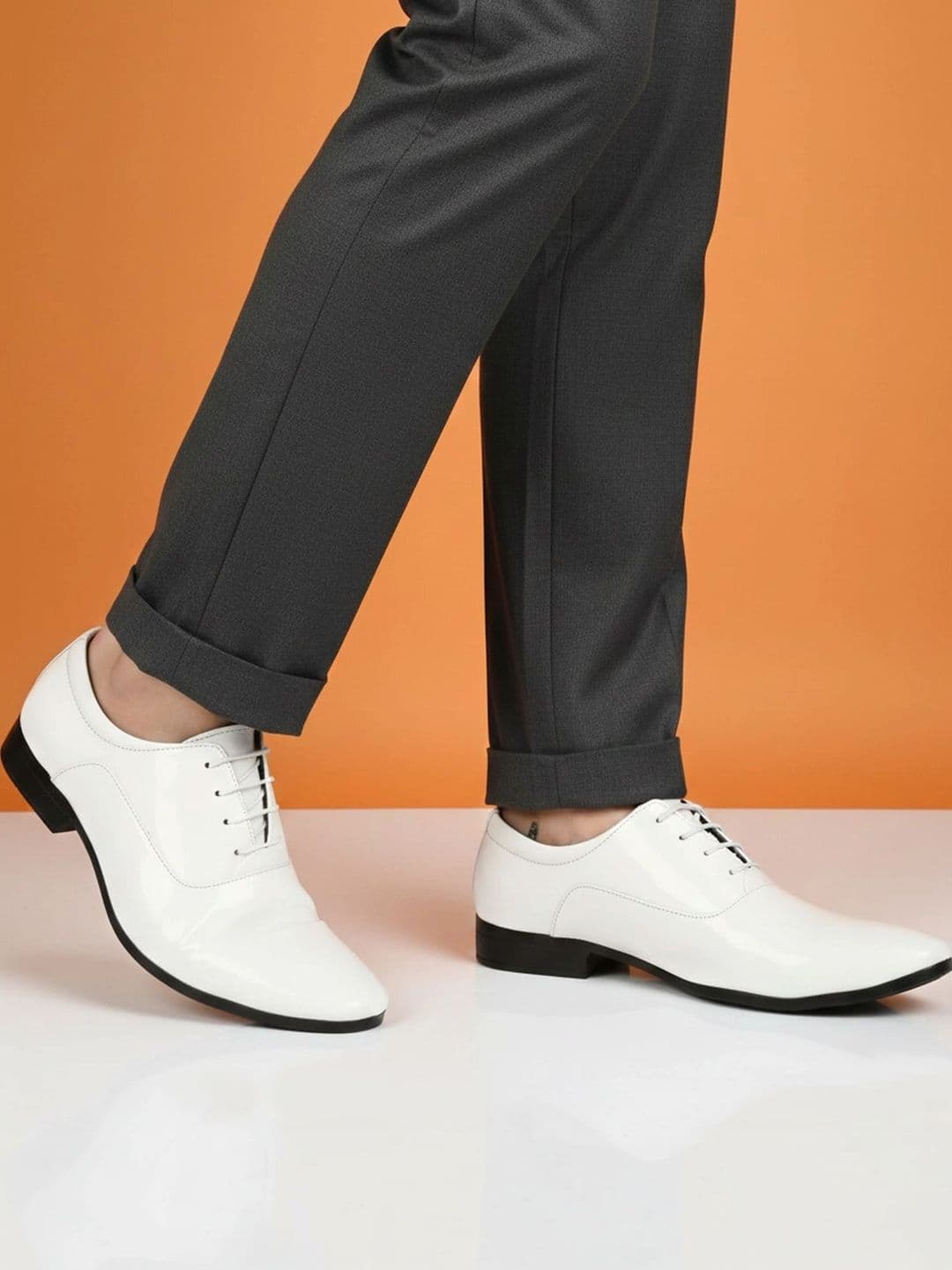 Vitoria Men Pointed Toe Lace-Ups Oxfords Formal Shoes With Cap - view 1