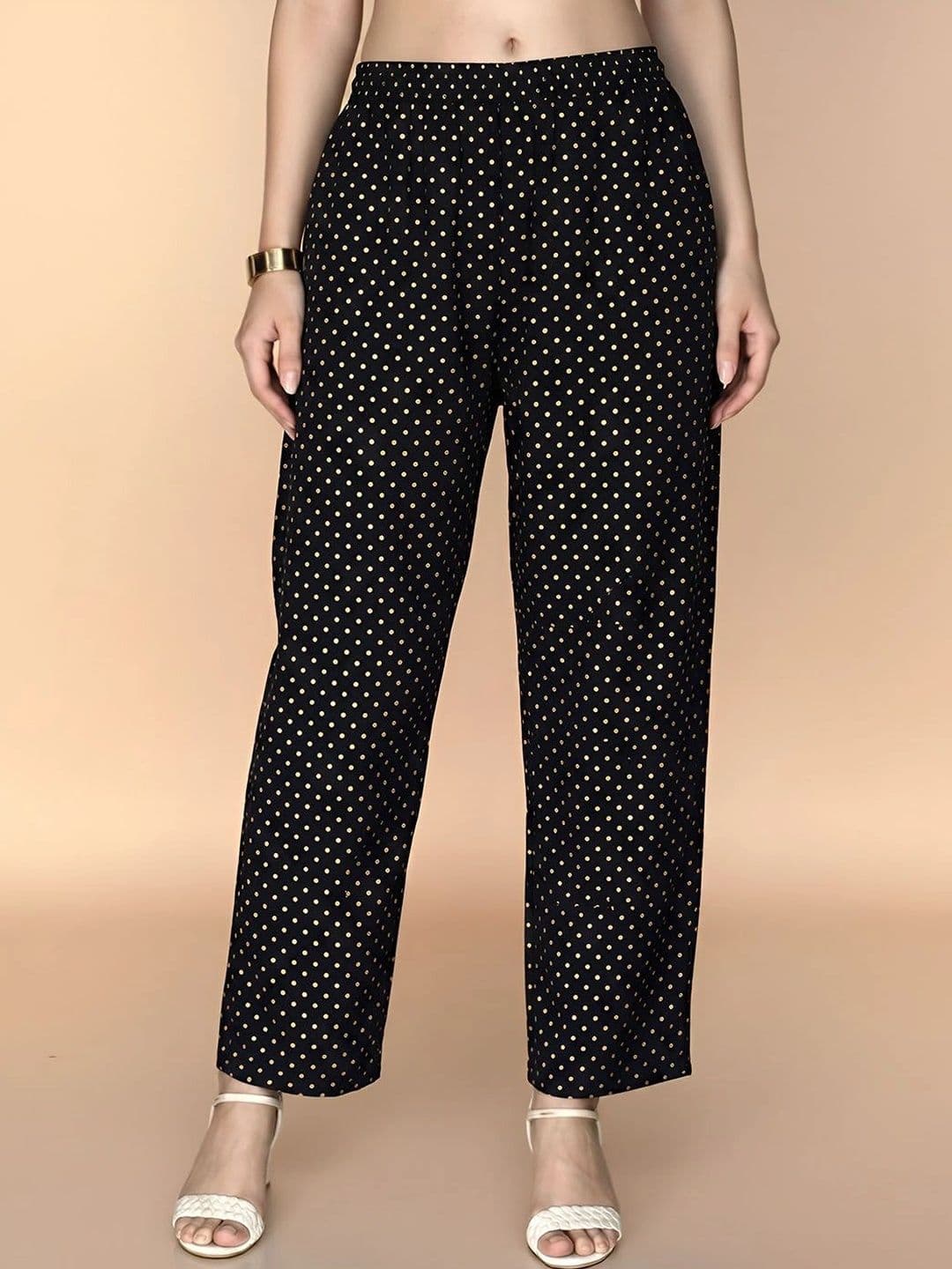 LYRA Women Polka Dot Printed Ethnic Palazzos - view 1