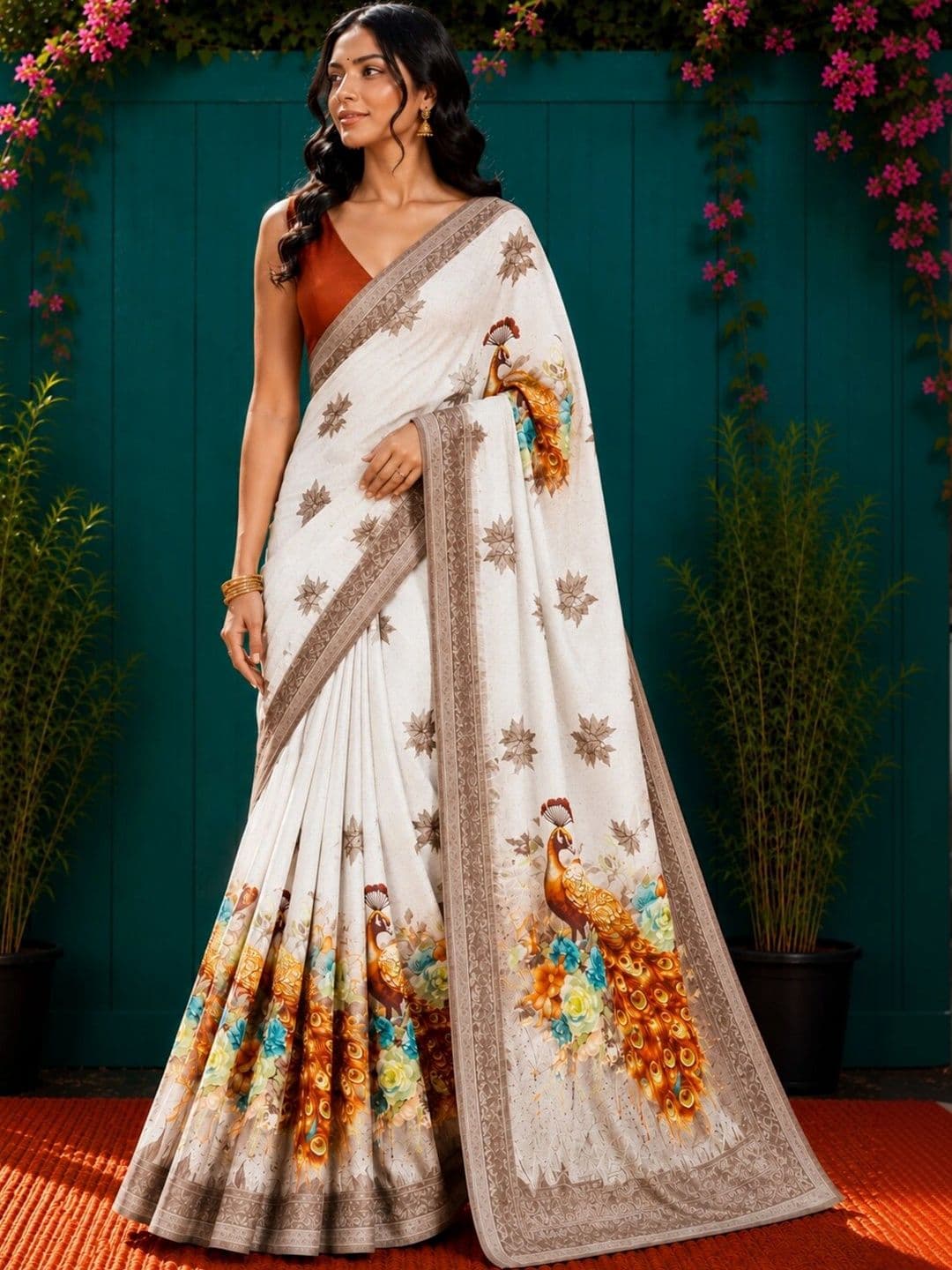 Panzora Art Silk Designer Saree - view 1