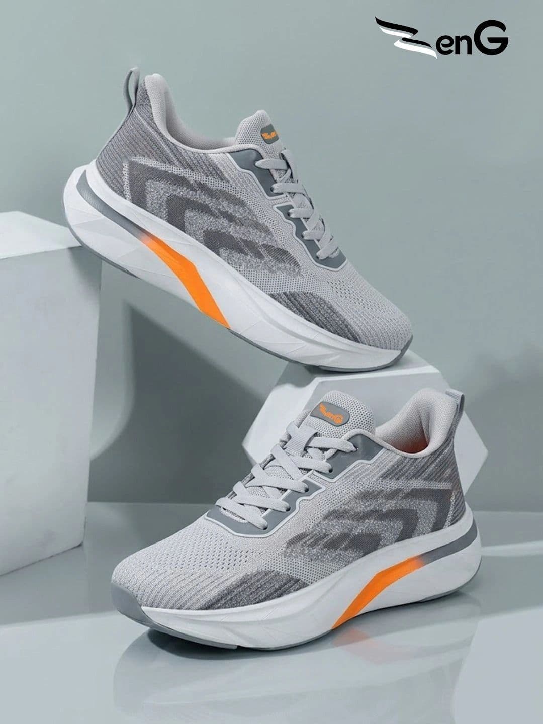 ZENG Men Mesh Running Non-Marking Shoes - view 1