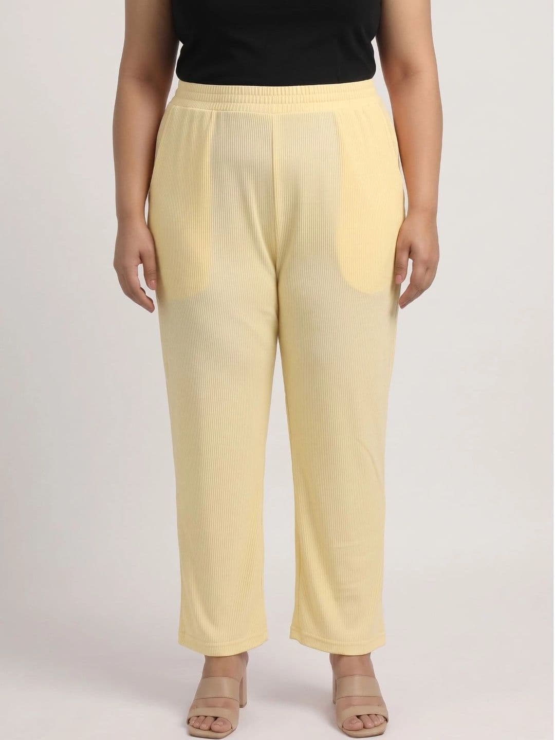 plusS Women Knitted Palazzos - view 1