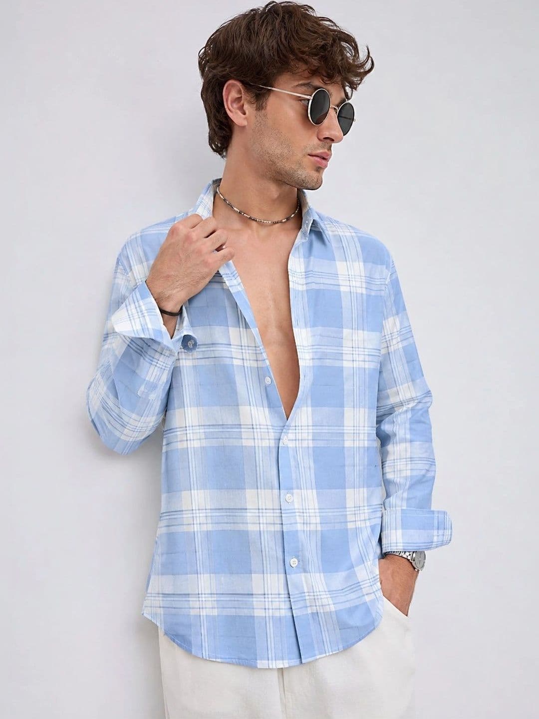SHIRTZONE Men Comfort Tartan Checks Checked Casual Shirt - view 1