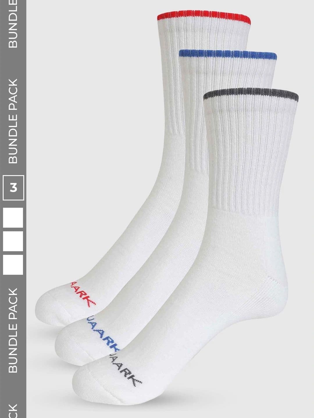 FUAARK Unisex Pack of 3 Cotton Assorted Calf Length Socks - view 1