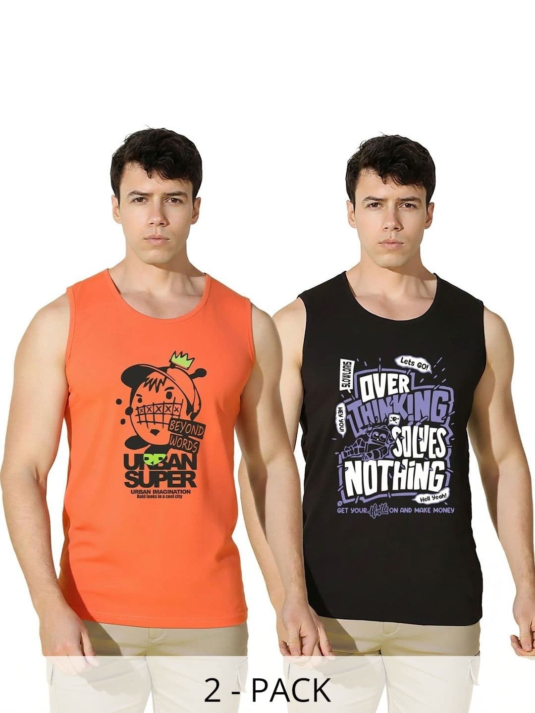 SLOWLORIS Men 2 Printed T-shirt - view 1