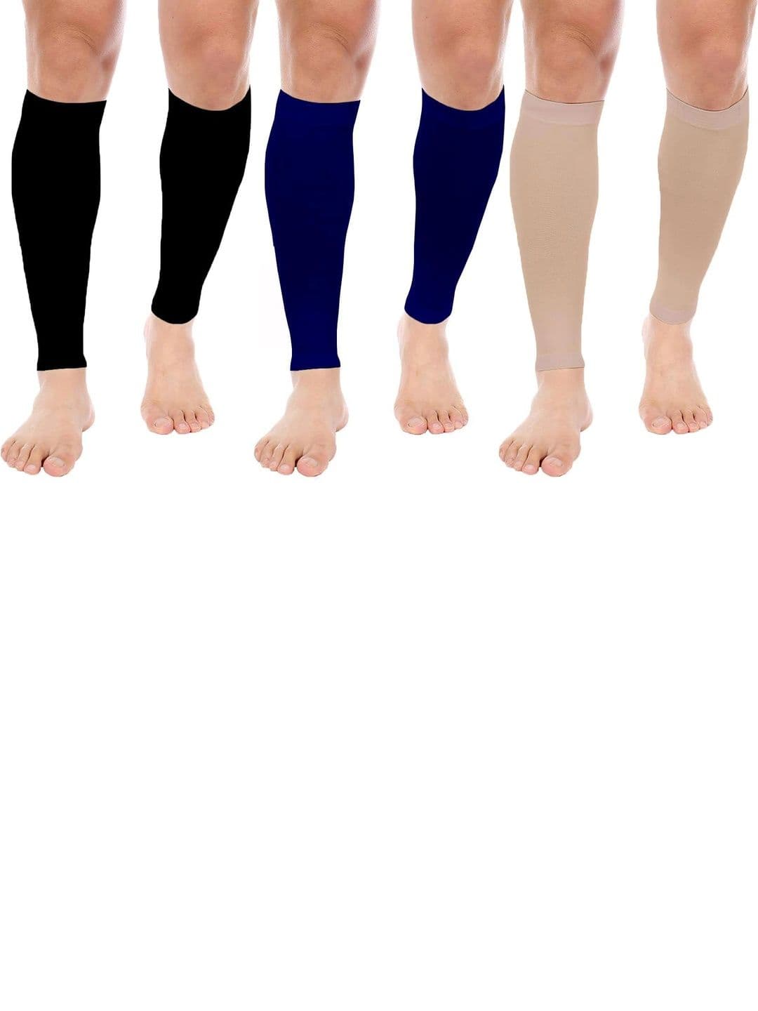 MIZUNA Unisex Pack of 3 Assorted Calf Length Socks - view 1