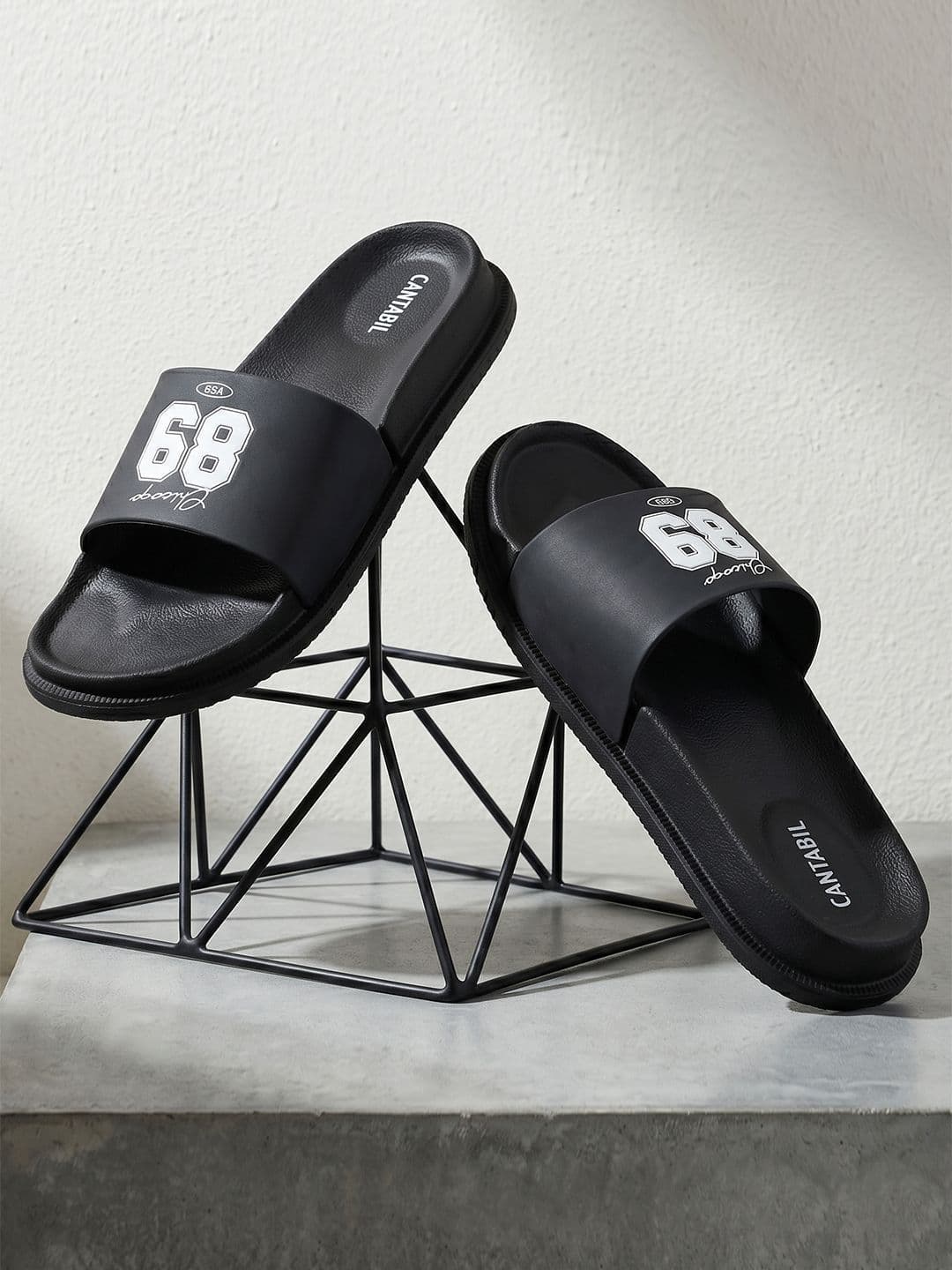 Cantabil Men Printed Sliders - view 1