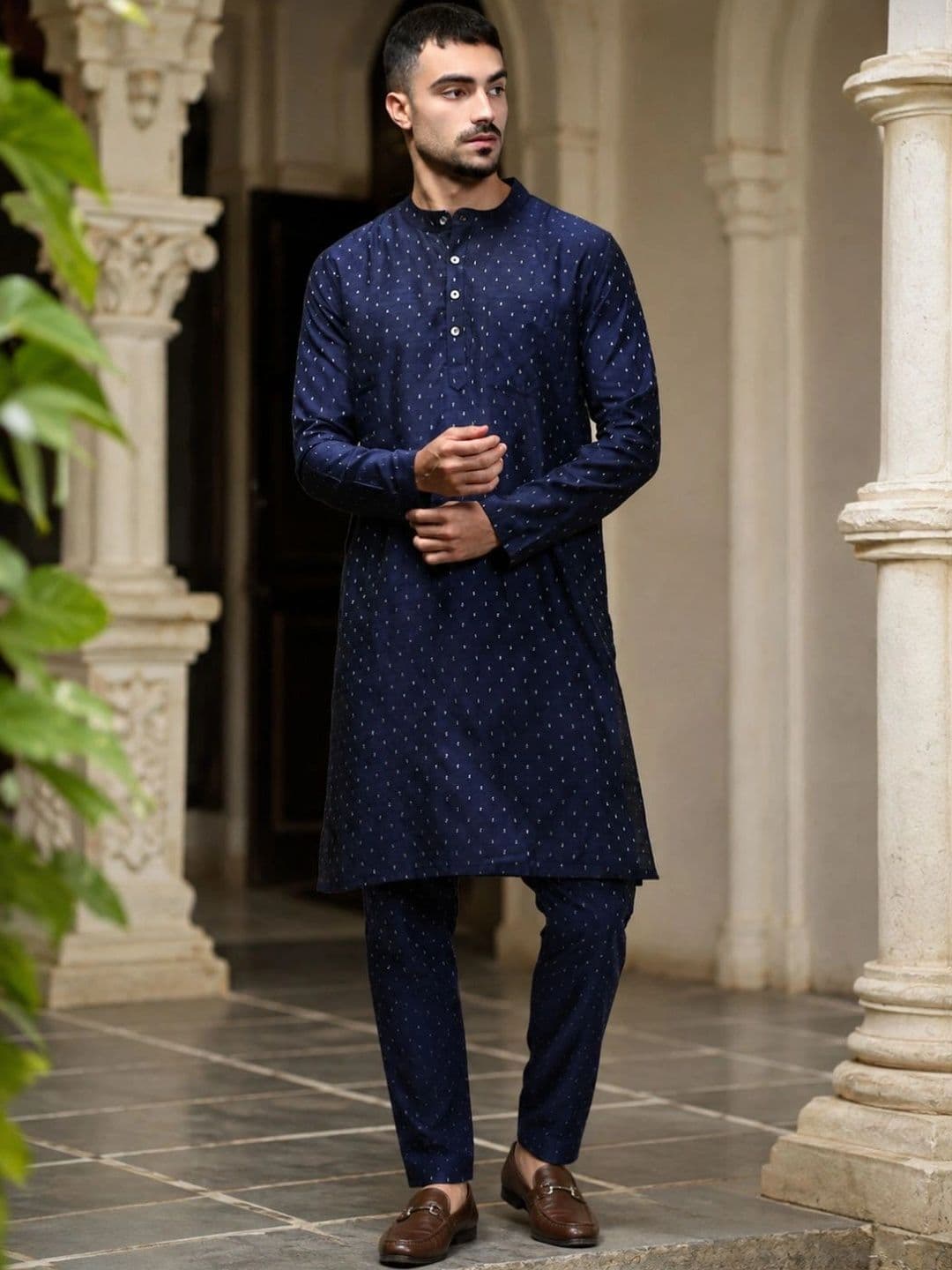 WHITE HEART Men Kurta - view 1