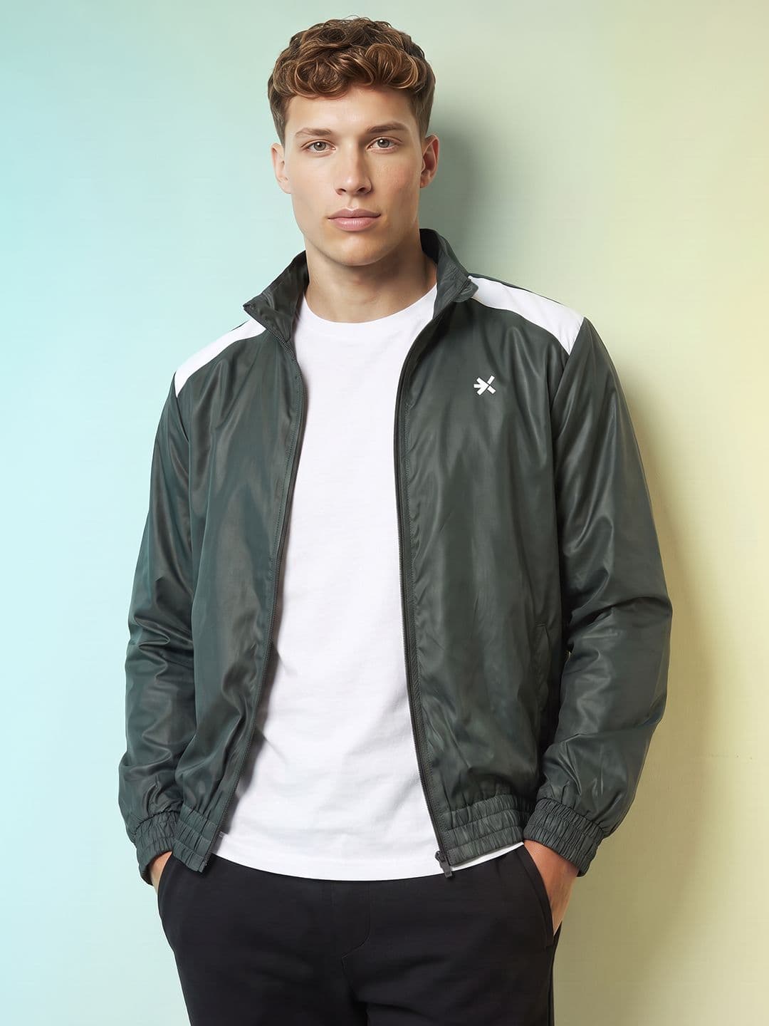 HRX by Hrithik Roshan Colourblocked Lightweight Sporty Jacket - view 1