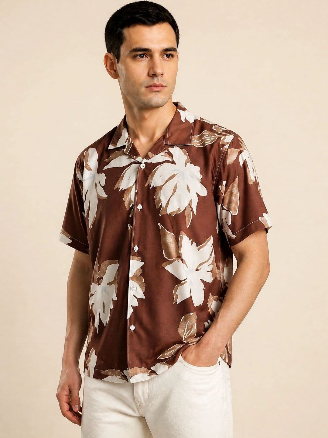 R.Code by The Roadster Life Co. Men Floral Printed Casual Shirt - view 1