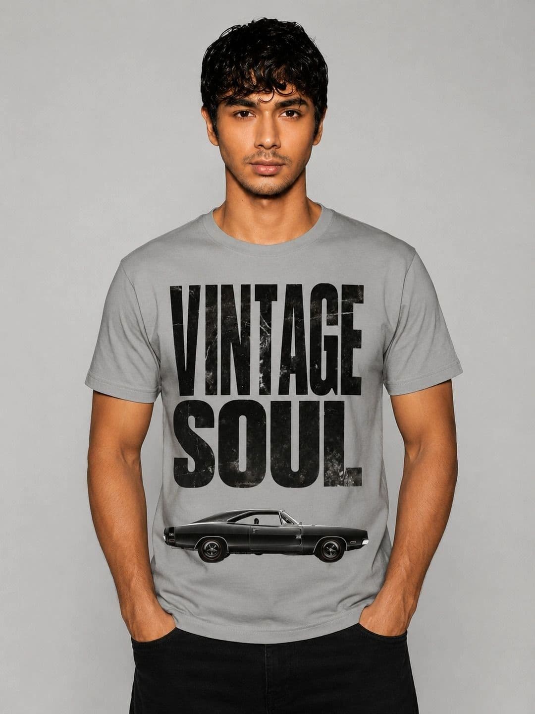 The Arth India Clothing Men Printed Pure Cotton T-shirt - view 1