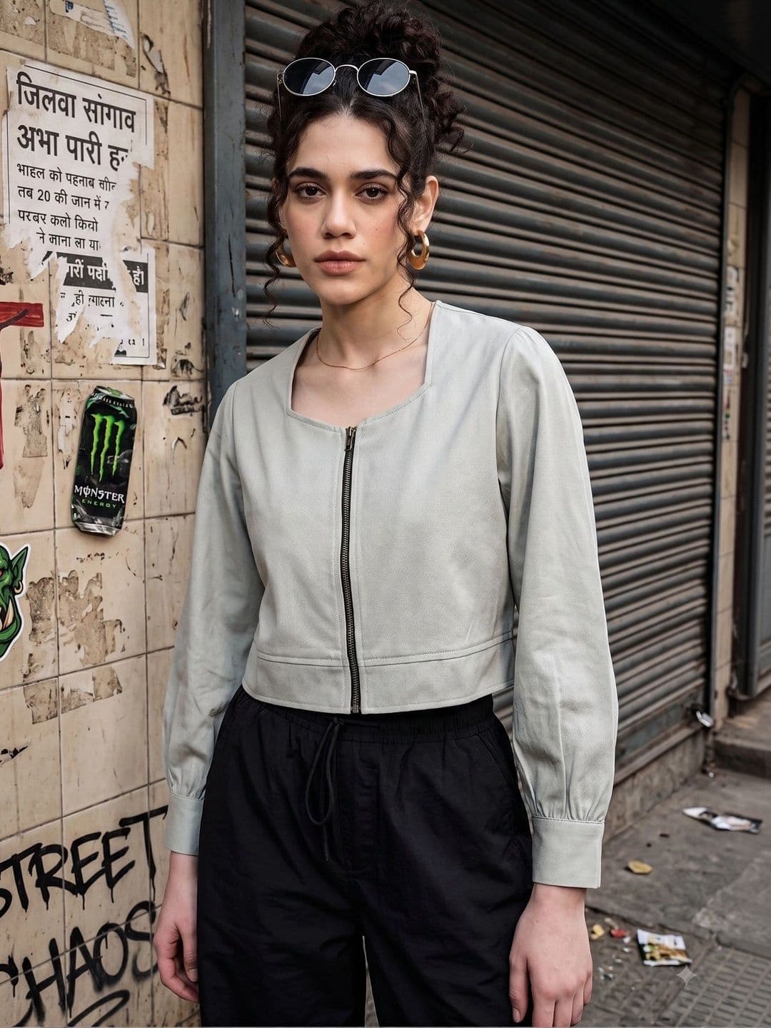 STRV Women Crop Open Front Jacket - view 1