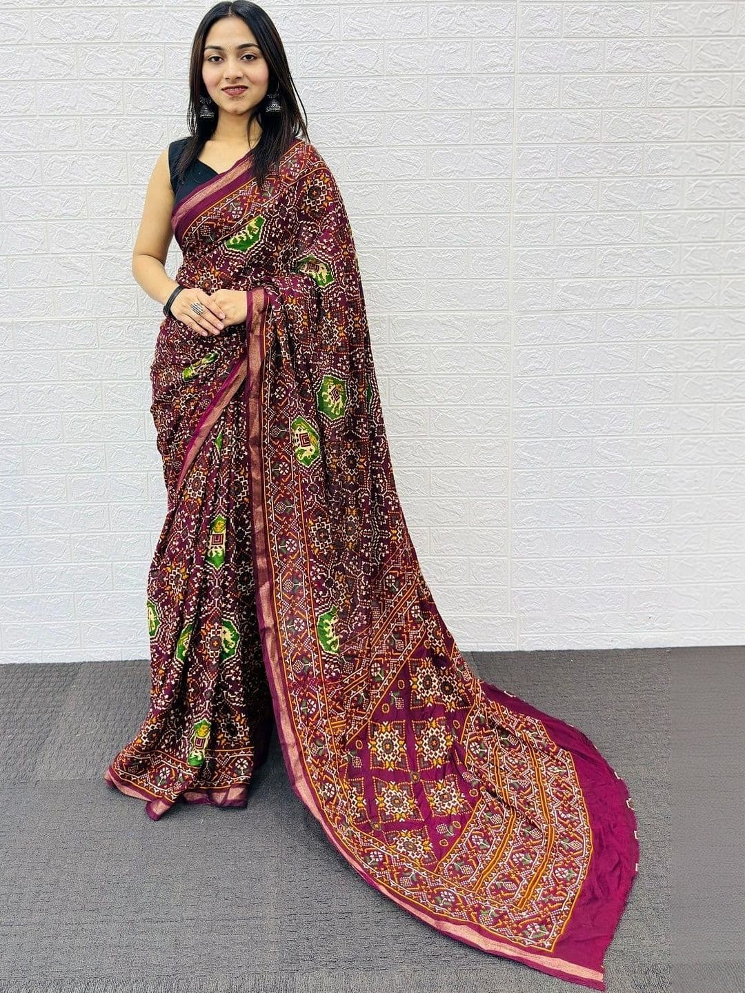 KOMAL NX Ethnic Motifs Pure Cotton Designer Saree - view 1