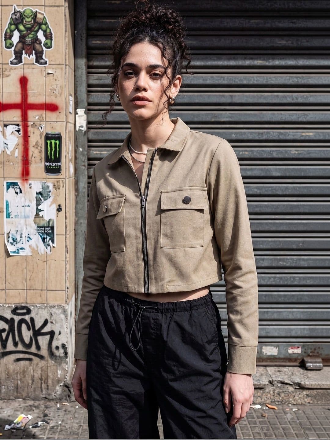 STRV Women Crop Open Front Jacket - view 1
