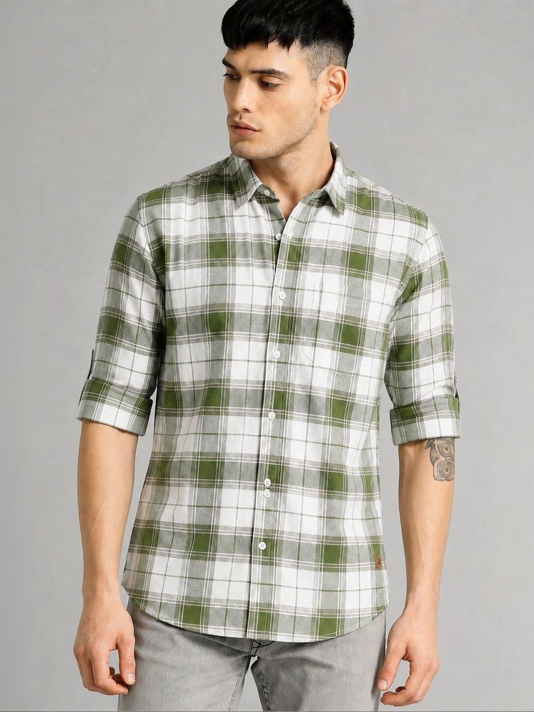 Roadster Men Classic Tartan Checks Checked Casual Shirt - view 1
