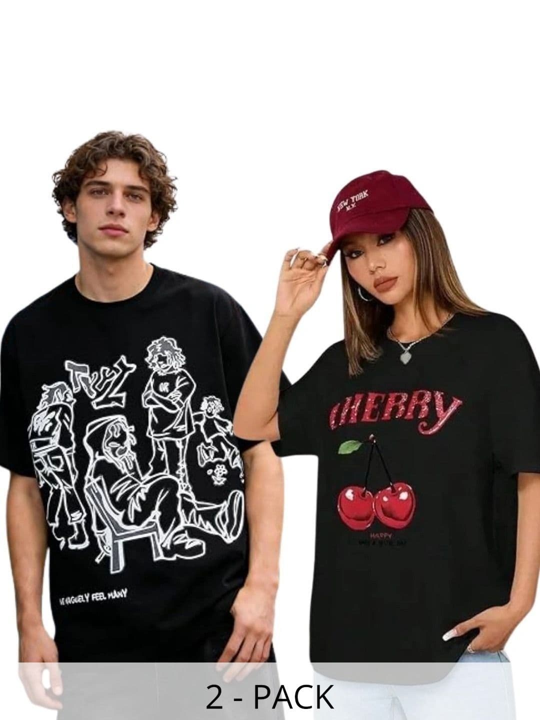 Annnackel Men 2 Printed T-shirt - view 1