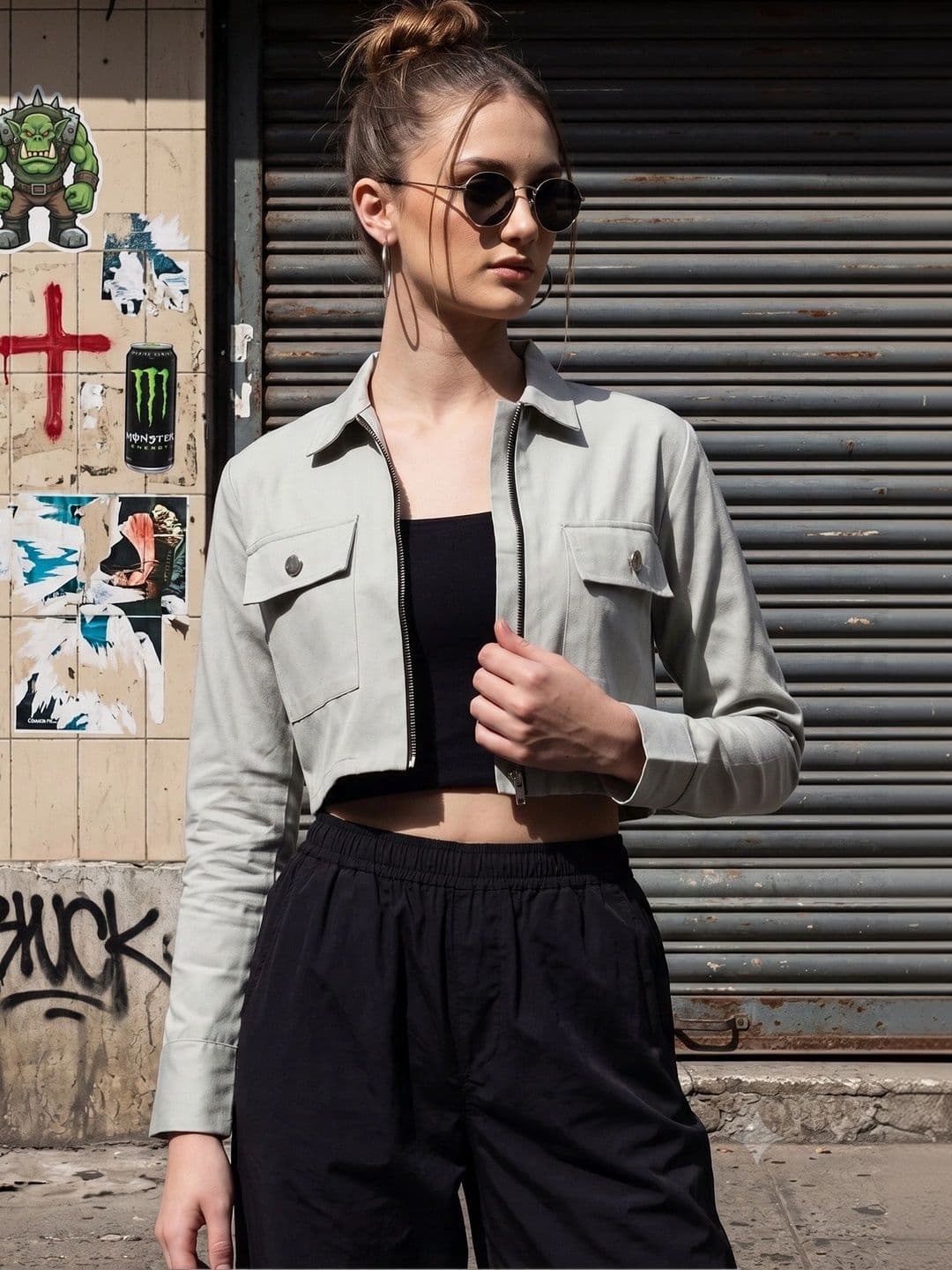 STRV Women Crop Open Front Jacket - view 1