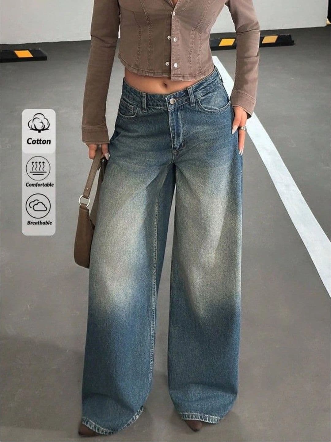 Encrypt Women High-Rise Light Fade Jeans - view 1