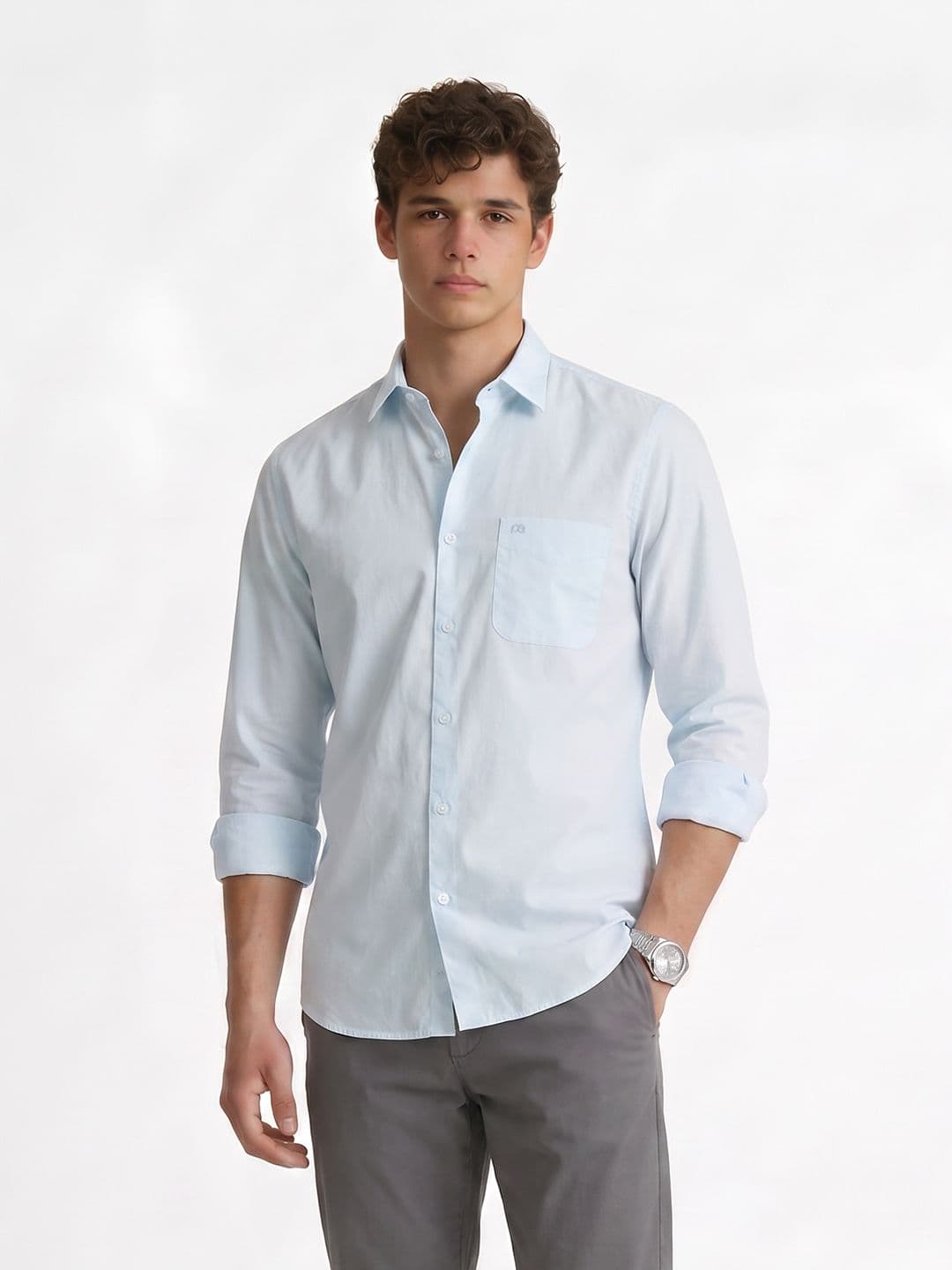 Peter England Slim Fit Pure Cotton Casual Shirt - view 1