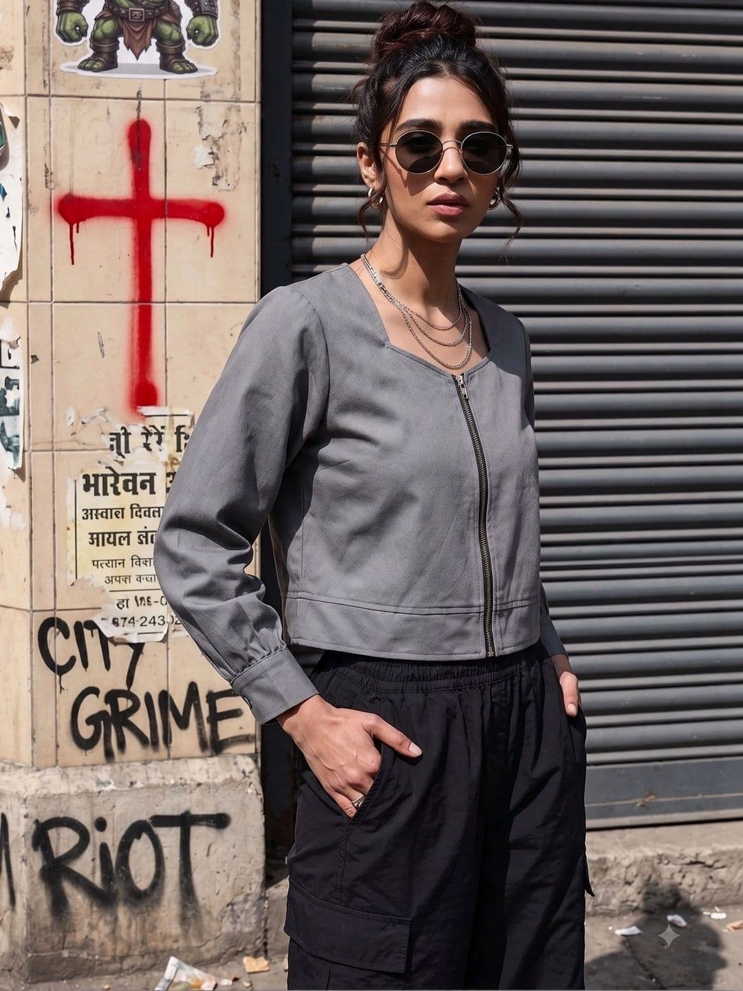 STRV Women Crop Open Front Jacket - view 1