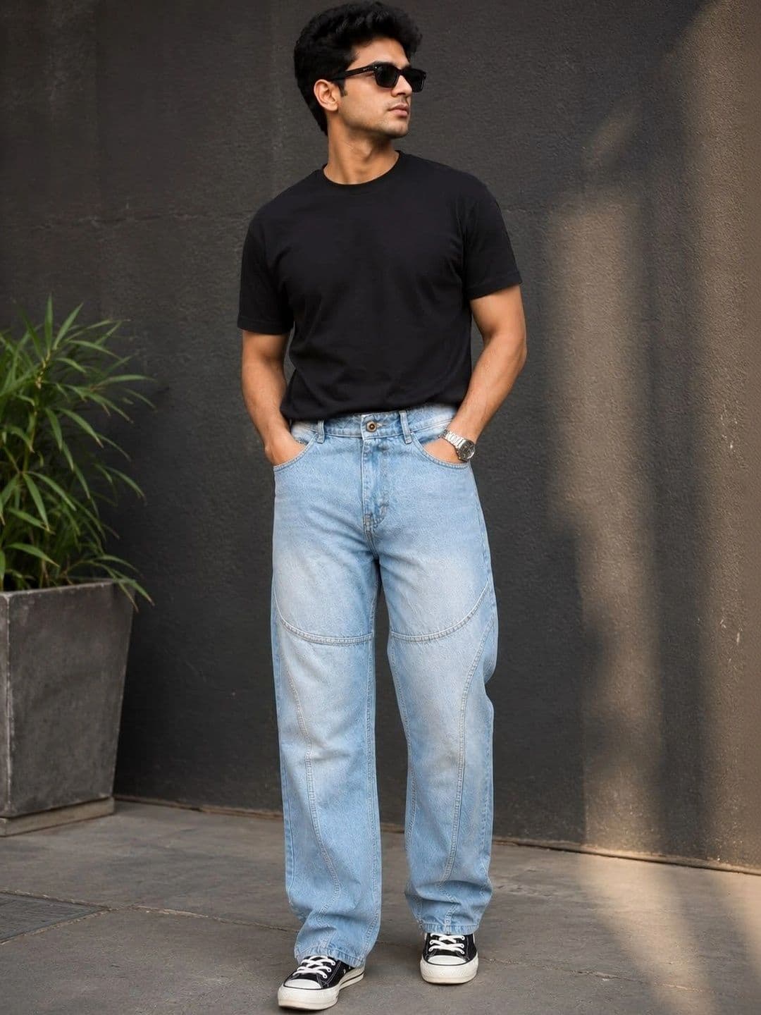 Tini Huggs Men Mid-Rise Jeans - view 1