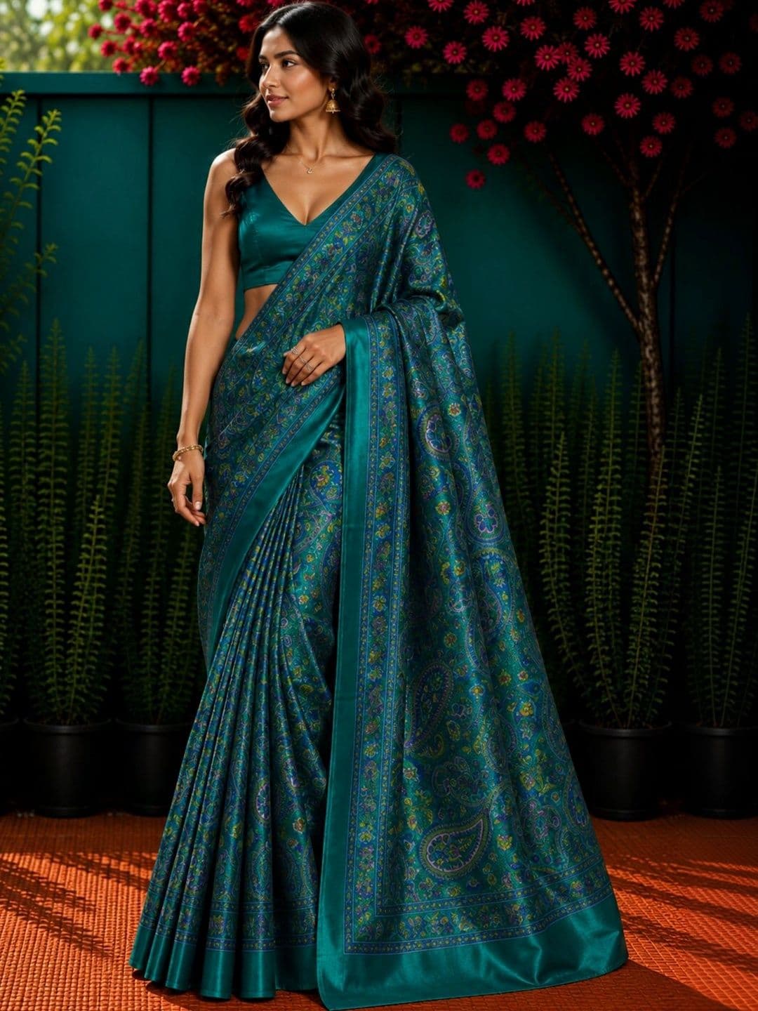 Mitera Art Silk Designer Saree - view 1