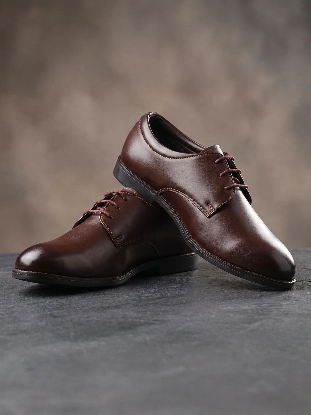 Liberty Men PU Round Toe Derbys Formal Shoes - view 1
