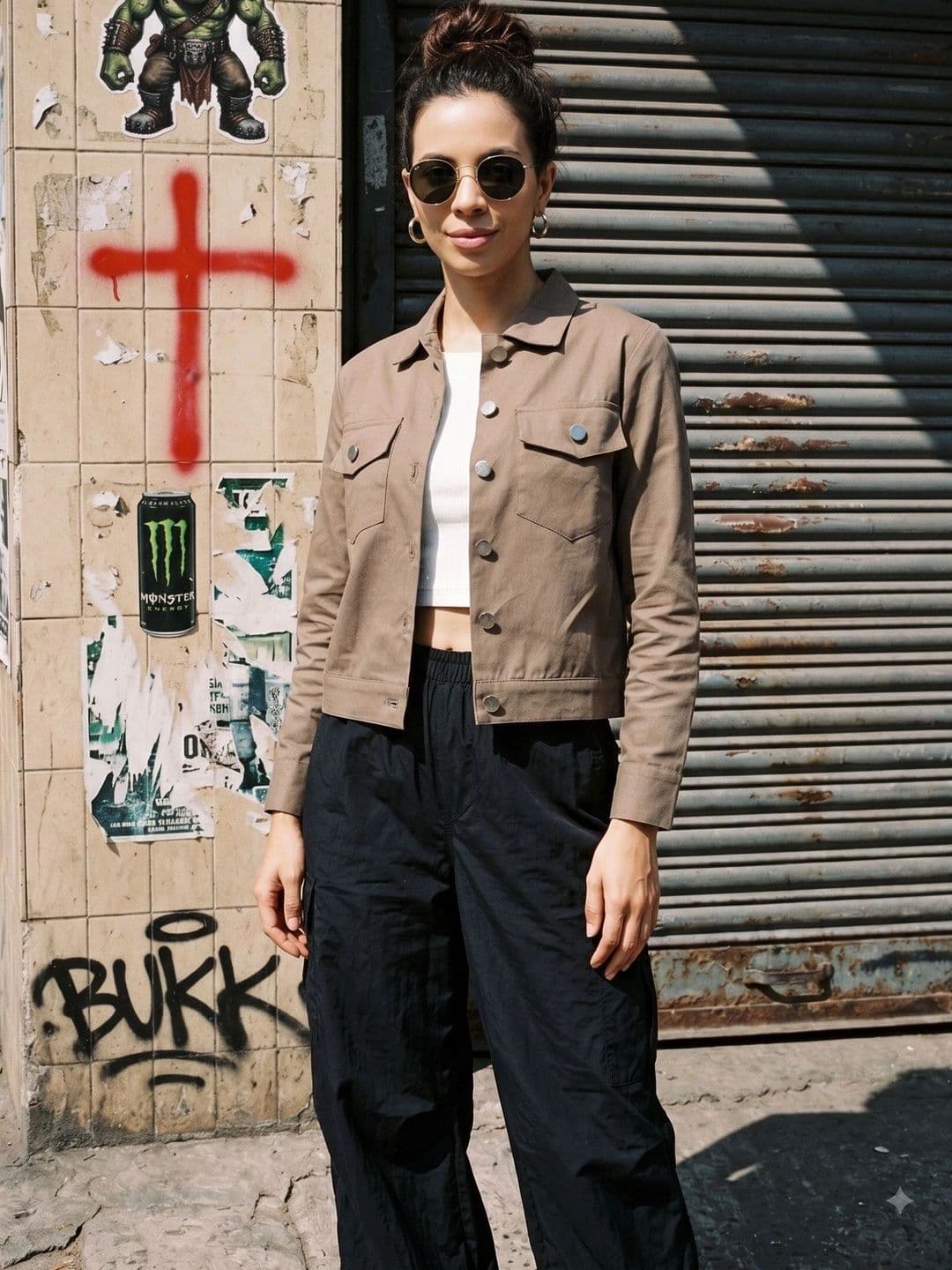STRV Women Crop Open Front Jacket - view 1