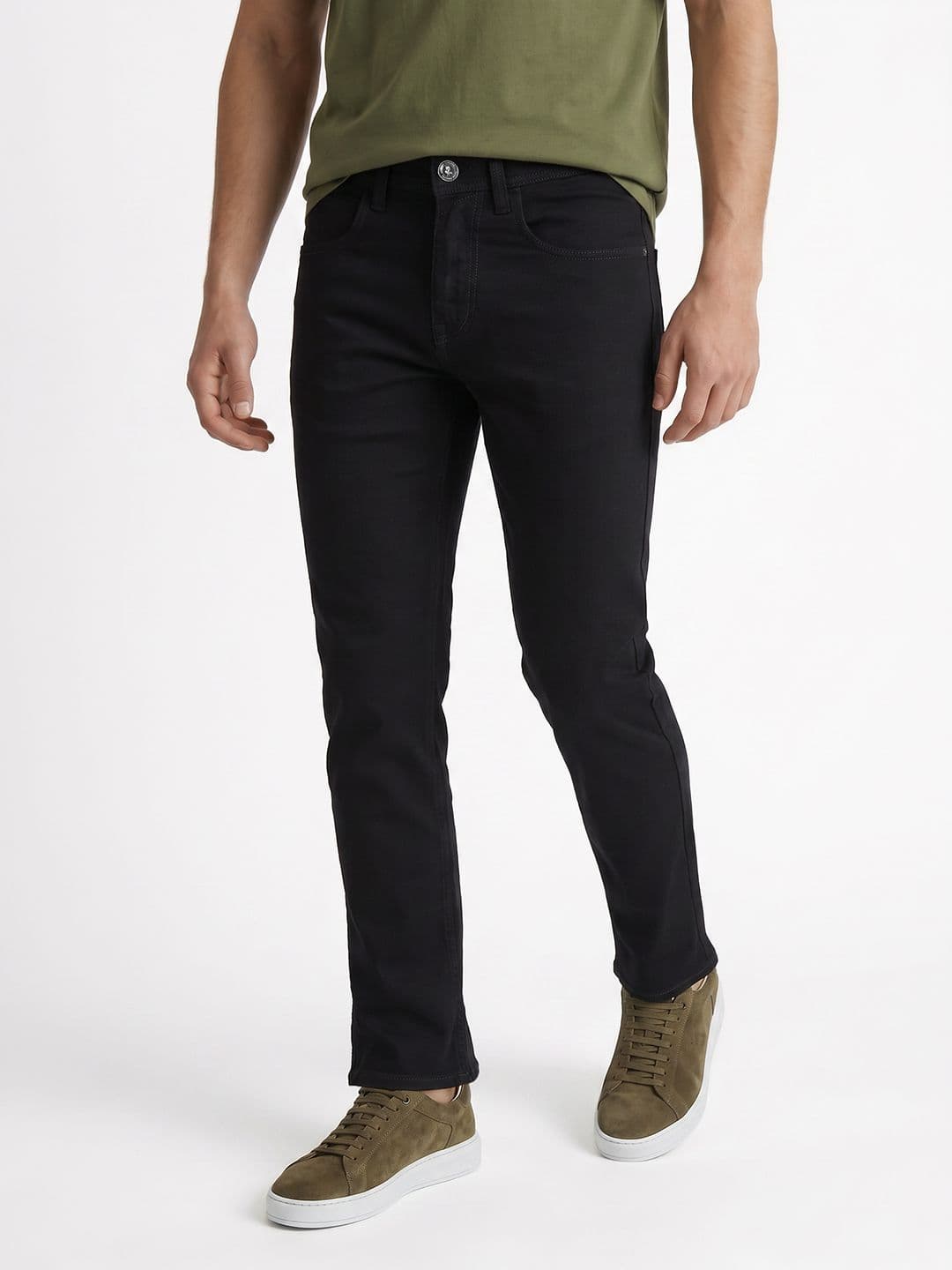 Peter England Men Smart Slim Fit Stretchable Jeans - view 1