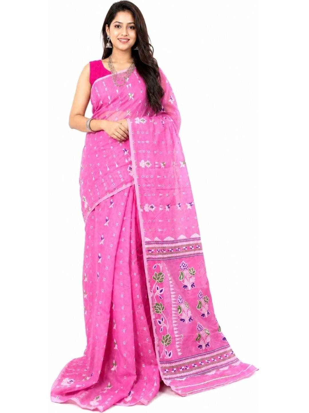 MONDAL SAREE CENTRE Silk Blend Saree - view 1