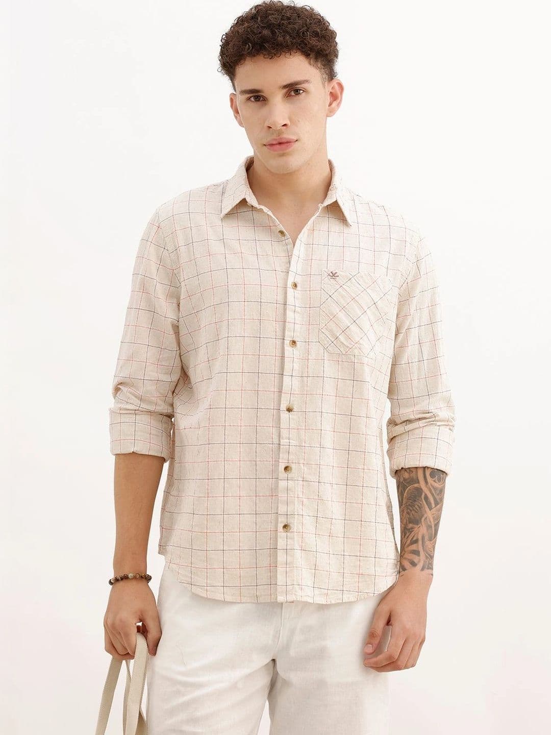 WROGN Men Checked Casual Shirt - view 1