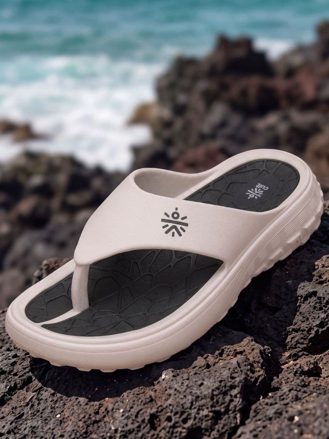 CULT Mens TerraGrip Sliders - Off White - view 1
