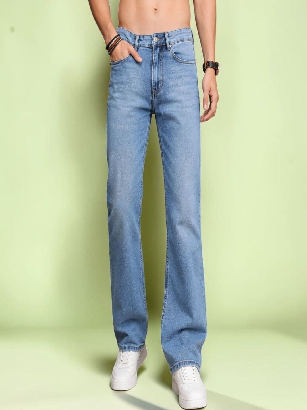Roadster Men Jean Straight Fit Mid-Rise Stretchable Jeans - view 1