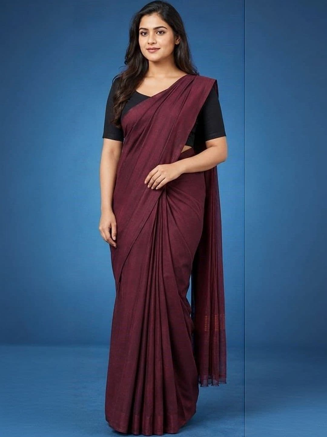 Rovika Pure Cotton Khadi Saree - view 1