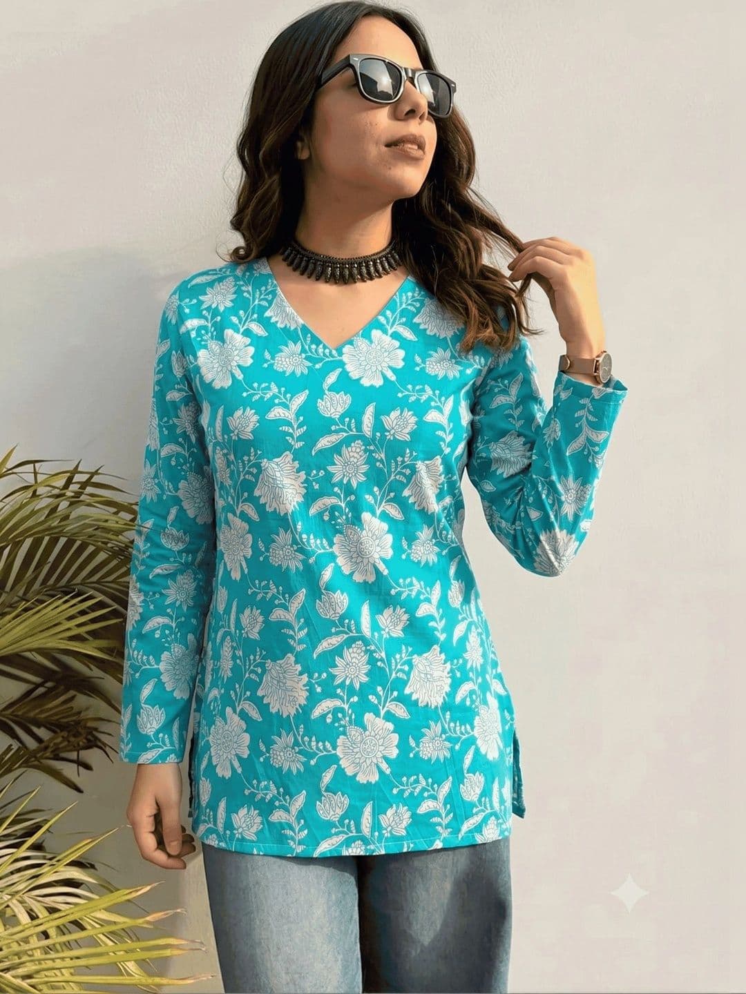 Sangria Women Floral Printed Floral Kurta - view 1