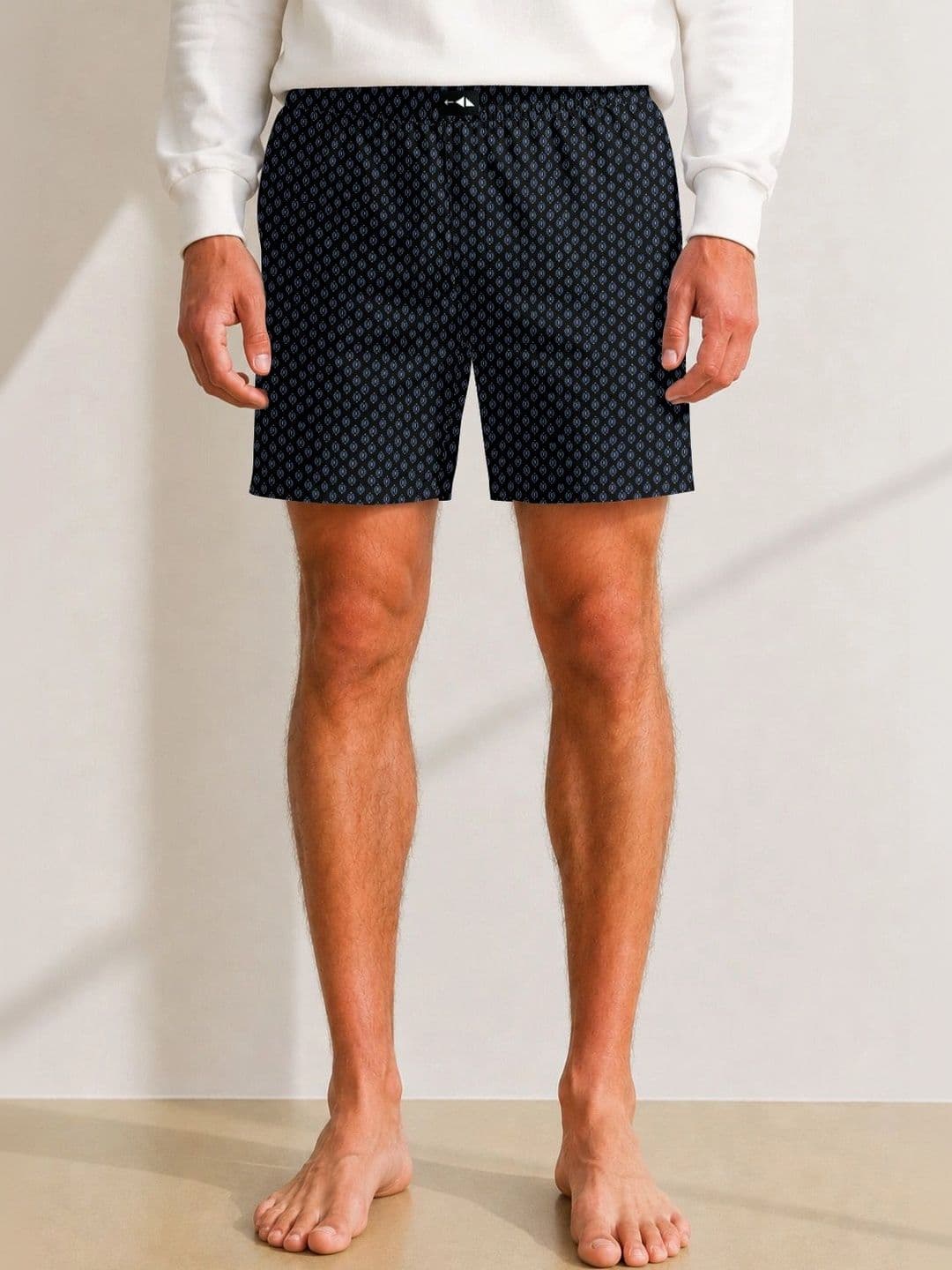 FTX Printed Cotton Mid-Rise Boxers - view 1