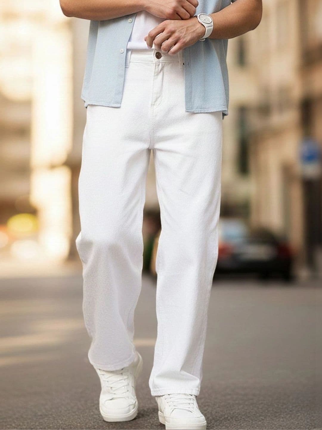KIYANA IMITATION Men Comfort Straight Fit Mid-Rise Jeans - view 1