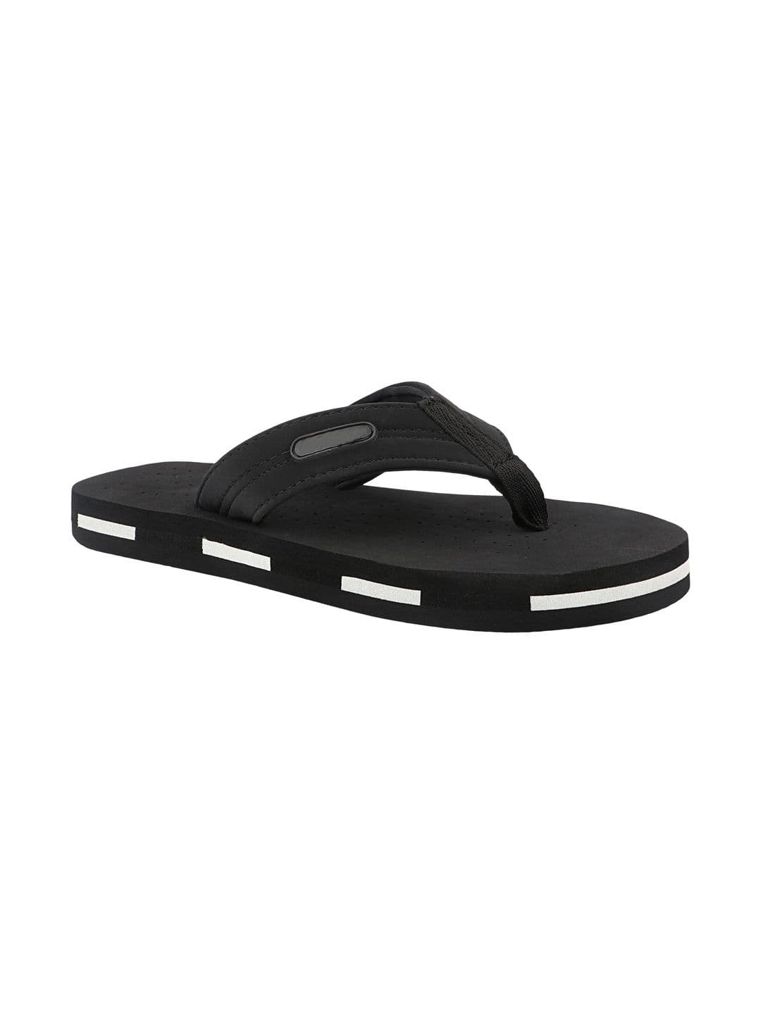 Roadster Men Striped Rubber Thong Flip-Flops - view 1