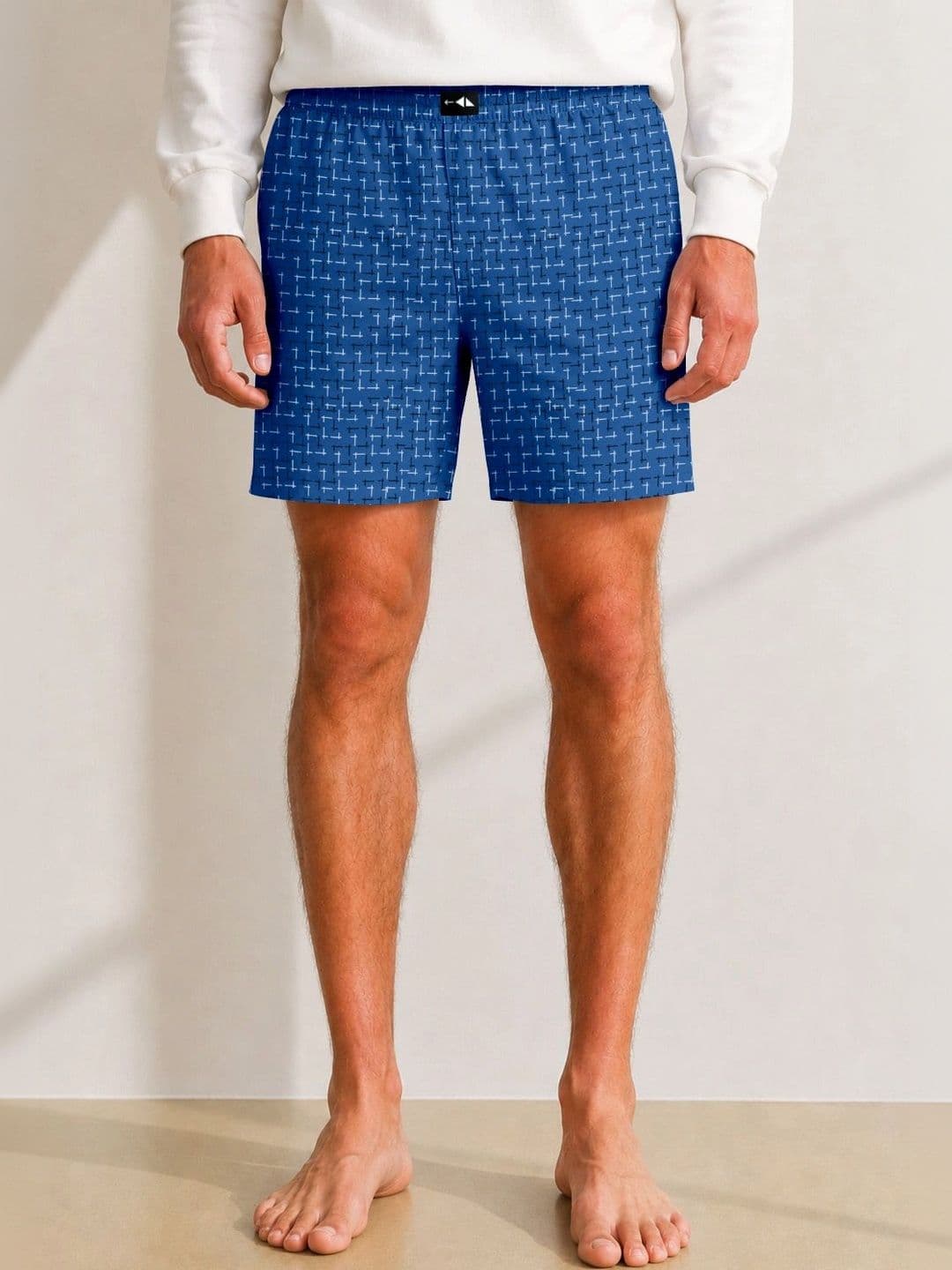 FTX Printed Cotton Mid-Rise Boxers - view 1